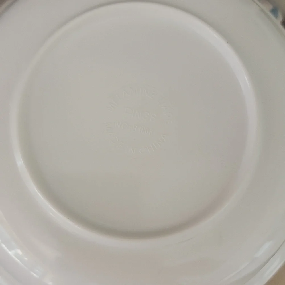 Melamine Palm Tree Themed Salad Bowls